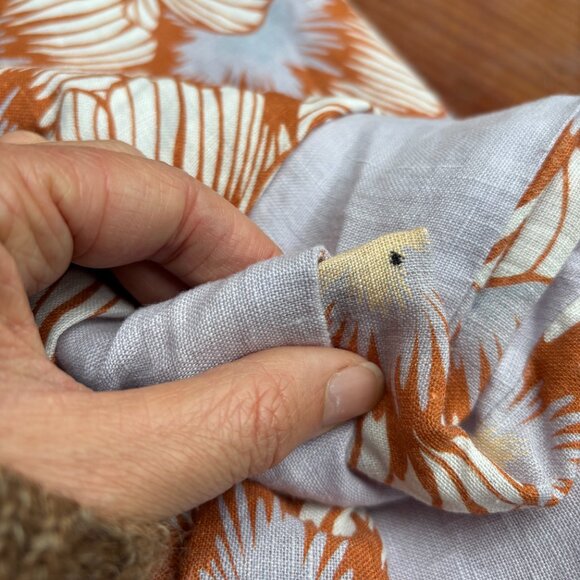 Hibiscus Linen Duvet Cover - Kip & Co. - Picture 4 of 6